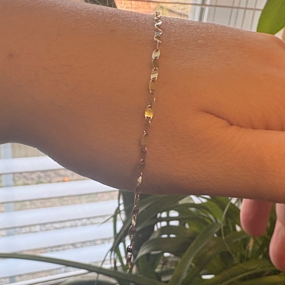 Mejuri anchor gold Bracelet